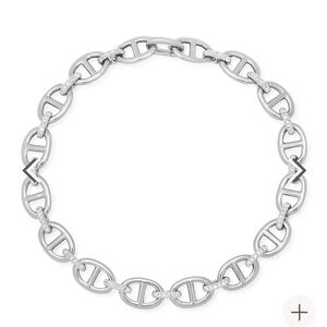 Silver Chain Link Necklace